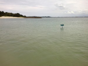 flotsam rubbish sailing boat