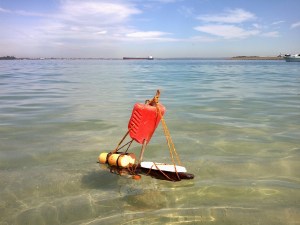 flotsam rubbish sailing boats
