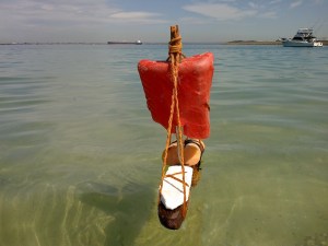 flotsam rubbish sailing boats