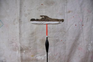 recycled found objects sculpture