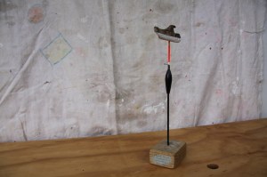 recycled found objects sculpture